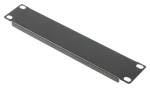Lanberg černý / Zaslepovací panel / 1U / pro 10" rozváděč (AK-1403-B)