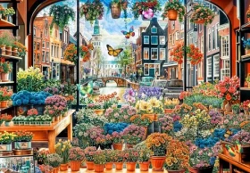 GRAFIKA Puzzle Květinové tajemství Amsterdamu