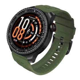 Garett Compass černá, zelený řemínek / Chytré hodinky / GPS / AMOLED 1,43" / Bluetooth hovory / 5 ATM (COMPASS_GPS_BLACK)