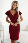 Dámské šaty 479-7 NINA - NUMOCO bordó XL