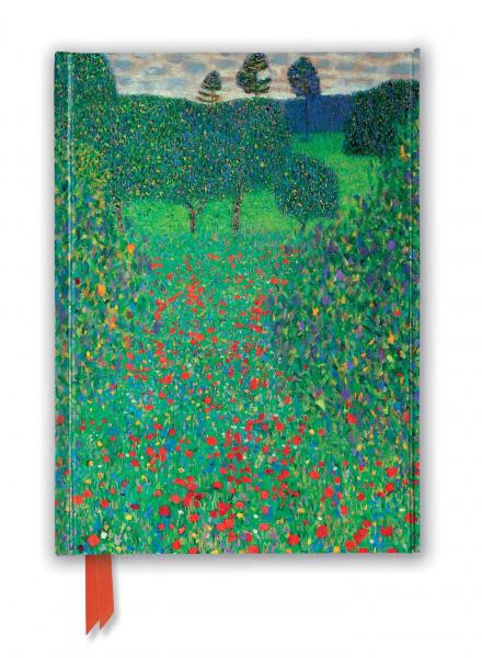 Zápisník Flame Tree. Gustav Klimt: Poppy Field