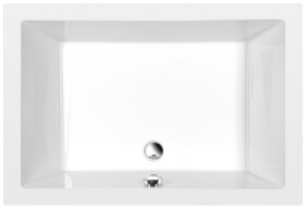 POLYSAN - DEEP hluboká sprchová vanička, obdélník 110x75x26cm, bílá 72883