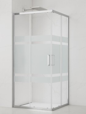 Sprchový kout čtverec 90x90 cm SAT TEX SIKOTEXQ90CRS SIKOTEXQ90CRS
