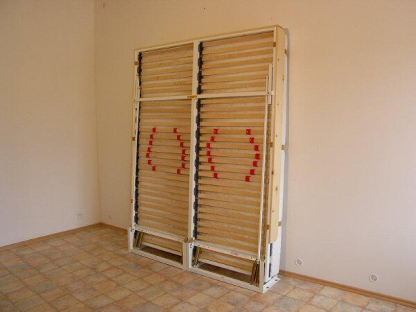 NábytekProNás Sklápěcí mechanismy - dvoulůžka (bez skříně) ROZMĚR: (30 lamel š=36 mm) - lůžko 160x200 cm