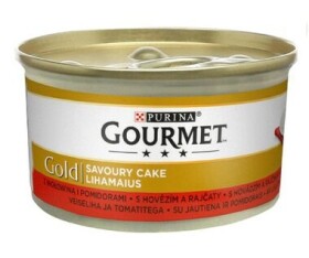 Gourmet Gold Savoury Cake KK S hovězím & rajčaty 85 g