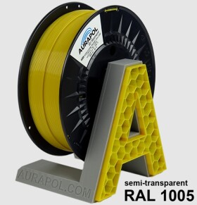 PLA filament medový semitransparentní 1,75 mm Aurapol 1 kg
