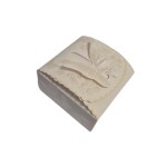 Dortisimo Svatební krabička na výslužku bílá s perleťovým vzorem Motýl (7,4 x 7,4 x 3,6 cm)