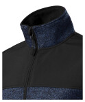 Casual softshellová bunda pánská knit blue M