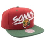 Mitchell & Ness Pánská kšiltovka Seattle SuperSonics NBA Transcript Snapback