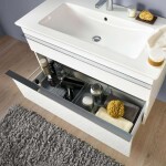 VILLEROY & BOCH - Venticello Umyvadlová skříňka, 95x59x50 cm, 2 zásuvky, Glosy White A92601DH