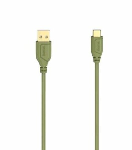 Hama 200637 Flexi-Slim kabel USB-A na USB-C 0.75 m zelená (200637-H)