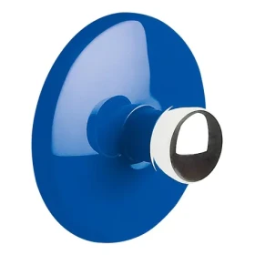 Spirella BOWL samolepící háček modrý / ABS / průměr 50 mm (7610583162496)