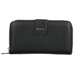 Trendy dámská koženková peněženka MaxFly Fabriz, černá