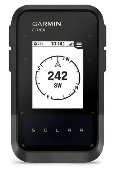 Garmin eTrex Solar / GPS turistická navigace / Solar + Li-Ion / Multi-GNSS / IPX7 / 1 800 h výdrž (010-02782-00)