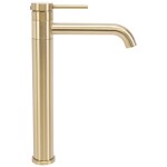 REA - Umyvadlová vysoká baterie LUNGIS - Brush Gold Super vysoká REA-B6101