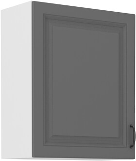 Horní skříňka Stilo 60 G-72 1F Barva korpusu: Bílá, Barva dvířek: Dust Grey