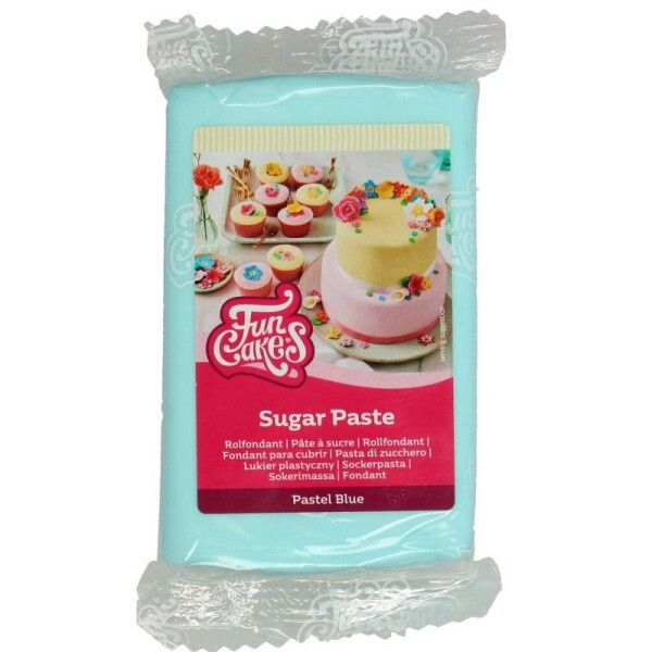 FunCakes Fondánová hmota Pastelově modrá 250g