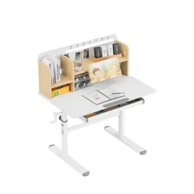 Mark Adler Study 5.0 béžová / Dětský nastavitelný psací stůl / pro děti od 110 do 160 cm (MA-STUDY 5.0 WOOD)