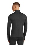 ICEBREAKER Mens 200 MFine Ace LS Half Zip Mock Neck, Jet Hthr-011 (vzorek) velikost: M