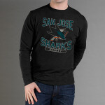 47 Brand Pánské Tričko - Logo Scrum - San Jose Sharks Velikost: L