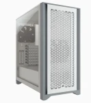 Corsair 4000D TG Airflow bílá / Mid-Tower / E-ATX / 1xUSB 3.0 / 2xUSB 3.2 Gen2 typ-C / průhledná bočnice (CC-9011201-WW)