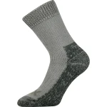 VOXX Ponožky zimní thermo ALPIN z merino vlny SVĚTLE ŠEDÉ 35-38 105631