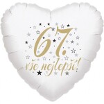 67. narozeniny balónek srdce Balonky.cz 67. narozeniny balónek srdce Balonky.cz