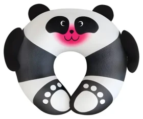 Travel Blue Panda Fun Pillow / Dětský cestovní polštářek / Motiv panda