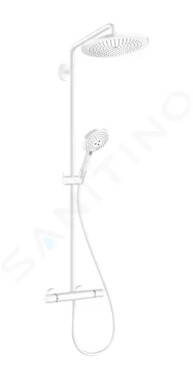 HANSGROHE - Croma Select S Sprchový set Showerpipe 280 s termostatem, EcoSmart, matná bílá 26891700