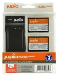 JUPIO LP-E10 / Sada 2× akumulátor + nabíječka / 1020 mAh / pro Canon (CCA1008)