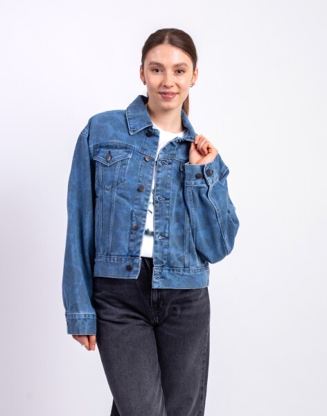 Carhartt WIP W' Duck Orell Jacket Camo Duck, Blue bleached M