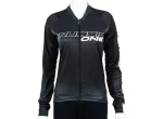 Crussis One dámský cyklistický dres dlouhý rukáv černá/bílá vel. S