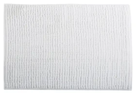 MSV CHENILLE koupelnová předložka 60 x 90 cm bílá / mikrovlákno / protiskluzová