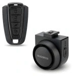 Rockbros A2 černá / Elektronický zvonek na kolo / Alarm 115 dB / USB-C dálkové ovládání