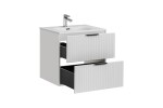 COMAD - Skříňka pod umyvadlo 60cm 2 zásuvky ADEL WHITE 5907611654910