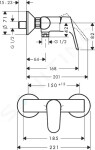 HANSGROHE - Focus E2 Sprchová baterie, chrom 31960000