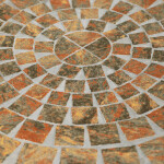 Zahradní set 1+2, kov, keramická mozaika, US1700 SET