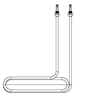 Topné těleso, spirála pro parní generátor HGP, 5000W