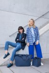 Reisenthel Nákupní taška na lahve Bottlebag Herringbone dark blue
