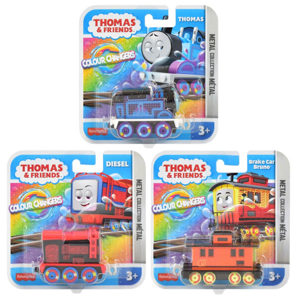 Kovová mašinka Tomáš mění barvu Mašinka Tomáš a jeho přátelé - Mattel Mašinka Tomáš
