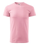 Basic tričko pánské růžová 2XL