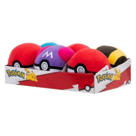 Pokémon Plyšový Poké Ball (mix druhů, 1 ks)