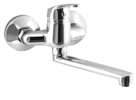 AQUALINE 35 nástěnná baterie, rozteč 100, ramínko ploché 160, chrom 52016