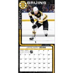 JF Turner Kalendář Boston Bruins NHL 2026 Wall Calendar
