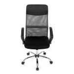 Kancelářská židle, houpací mechanismus, šedá síťovina, KA-E305 GREY