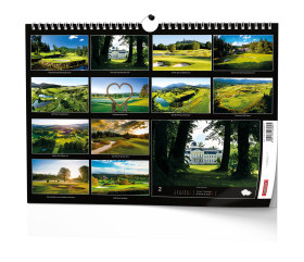 Nástěnný kalendář 2027 Baloušek Golf české resorty