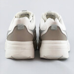 Bílé dámské sportovní boty na platformě model 17139067 Bílá XL (42) COLIRES