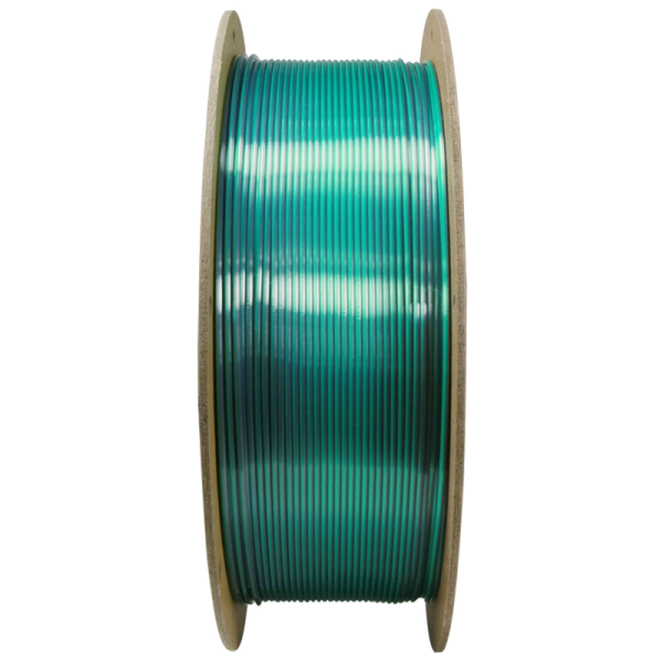 Polymaker PolyLite PLA DUAL SILK 1,75 mm Jadeite Silk Green-Chrome, 1 kg