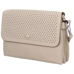 Trendy dámská koženková crossbody kabelka Kasandra, béžová