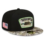 New Era Pánská kšiltovka Seattle Seahawks NFL 2021 On-Field Salute to Service 59FIFTY Fitted Velikost: 7 1/4